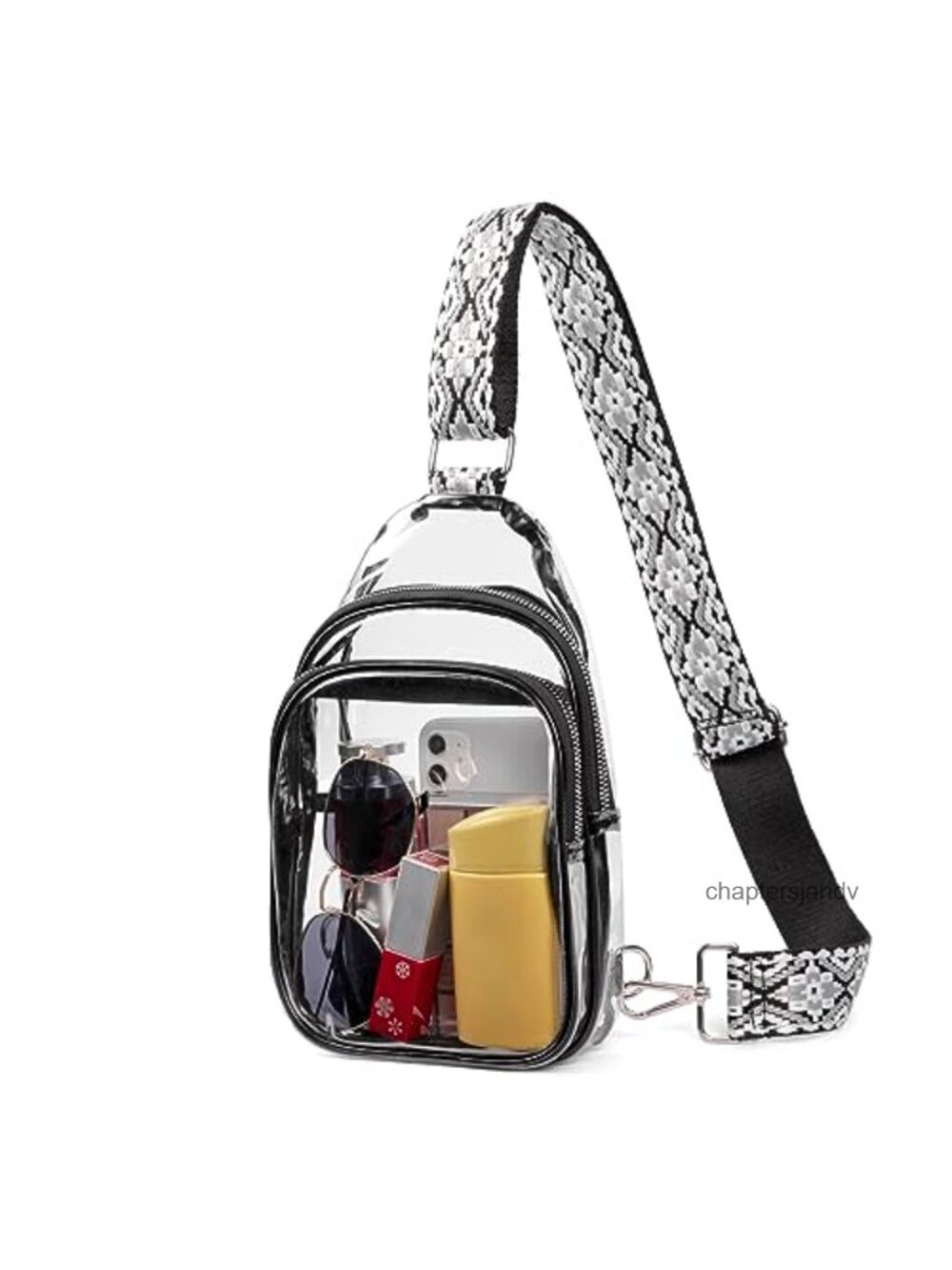 Clear Crossbody Bag Stadium Approved Transparent Sling Purse